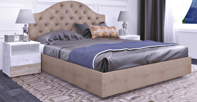  Кровать с мягким изголовьем Гамма 200x140 см